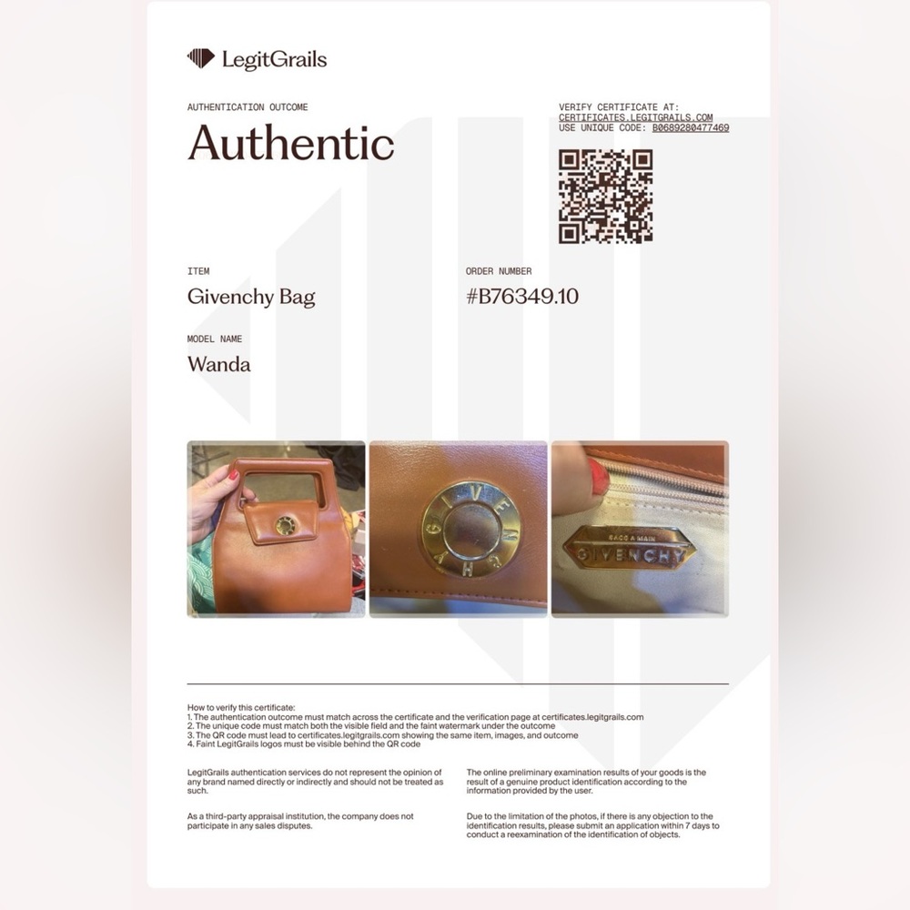 Authenticated Givenchy Wanda Handbag - image 16